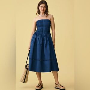 Cotton Poplin Strapless Midi Dress
Anthropologie
In: Bluing